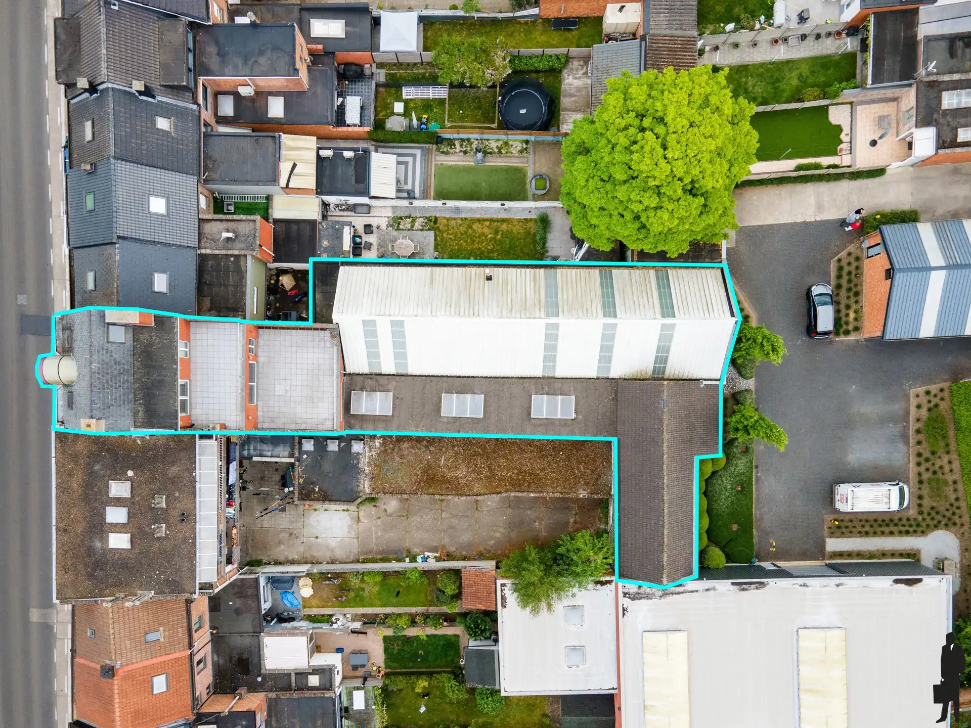 Polyvalent gebouw met handelsruimte-magazijn-kantoor-duplex foto 3