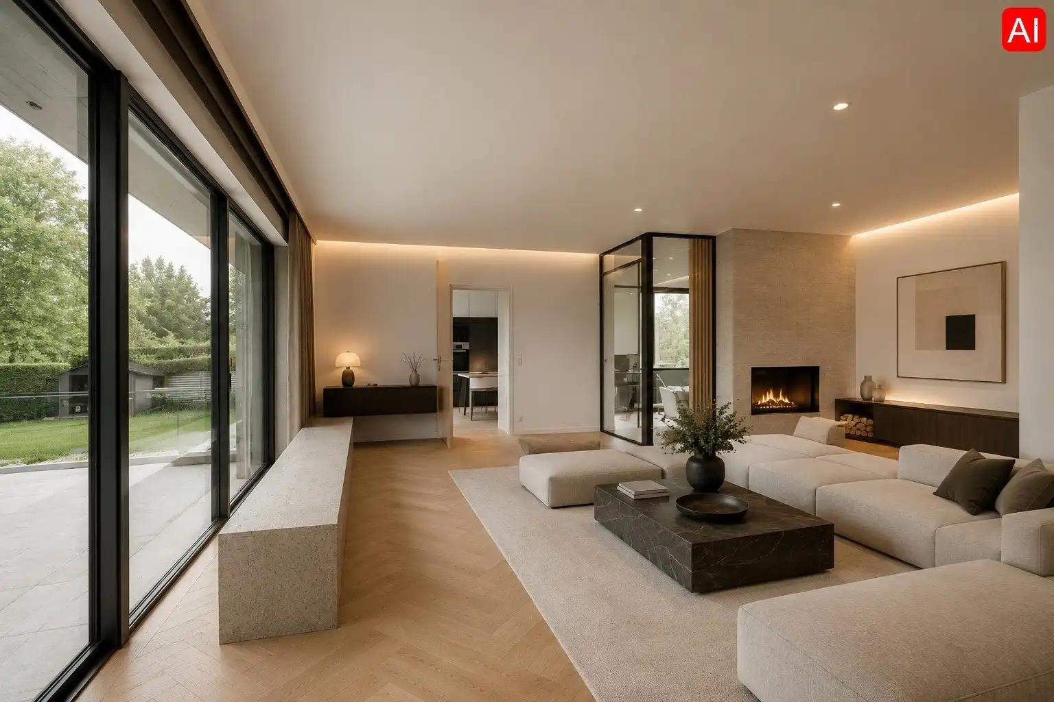 KARAKTERVOLLE ARCHITECTENWONING NABIJ CENTRUM MEULEBEKE foto 5