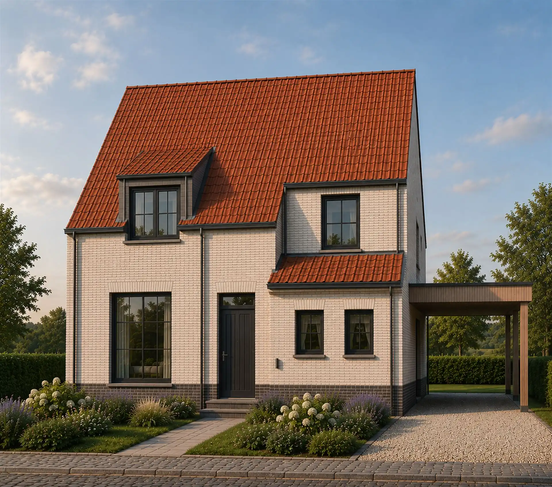 Nieuwbouwvilla te koop in centrum Eke met magnifiek verzicht! foto 2