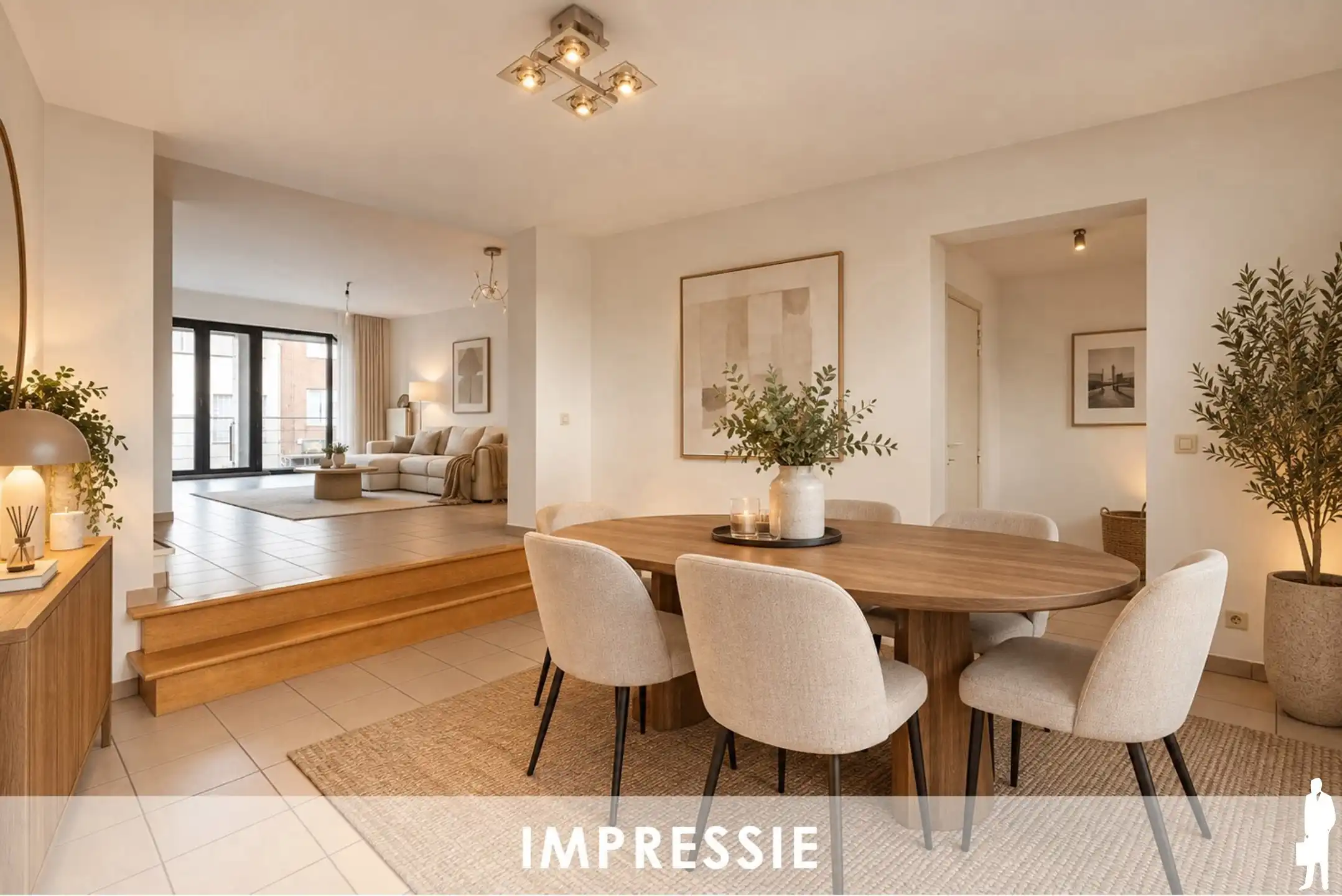Ruim duplex app van ca. 146 m² op toplocatie in Wijnegem foto 9