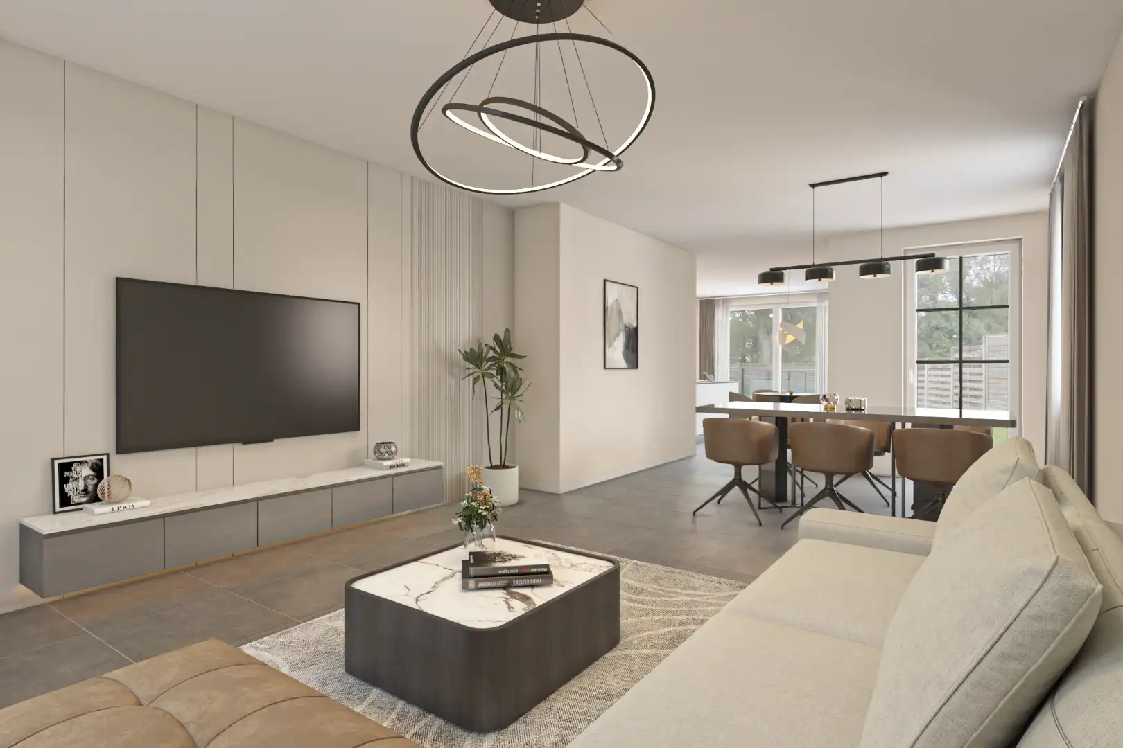 Kwalitatief afgewerkte en ruime nieuwbouw (HOB) met 3 ruime slpks op 412 m² te Olen ! foto 4