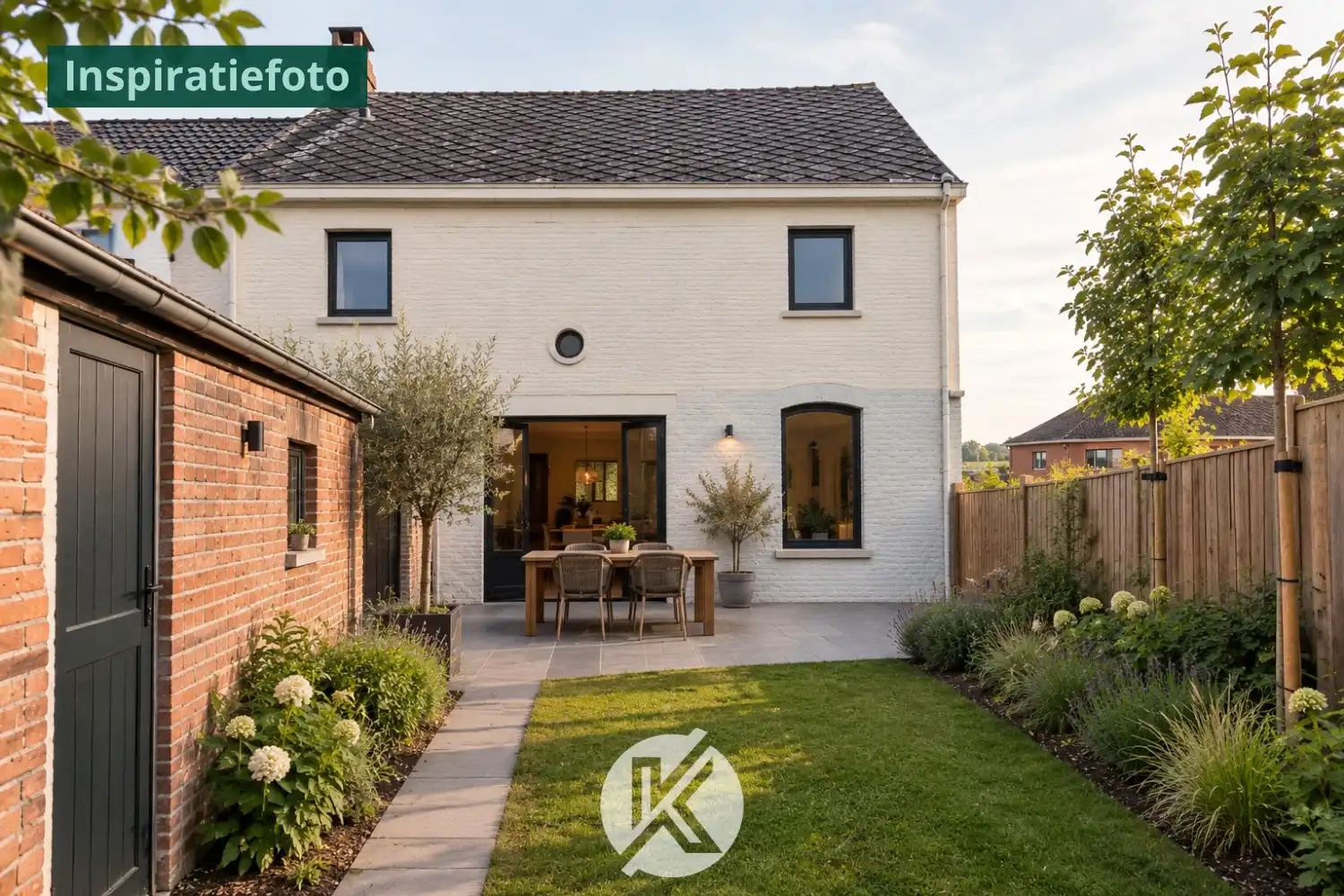 Verder af te werken halfopen bebouwing foto 19