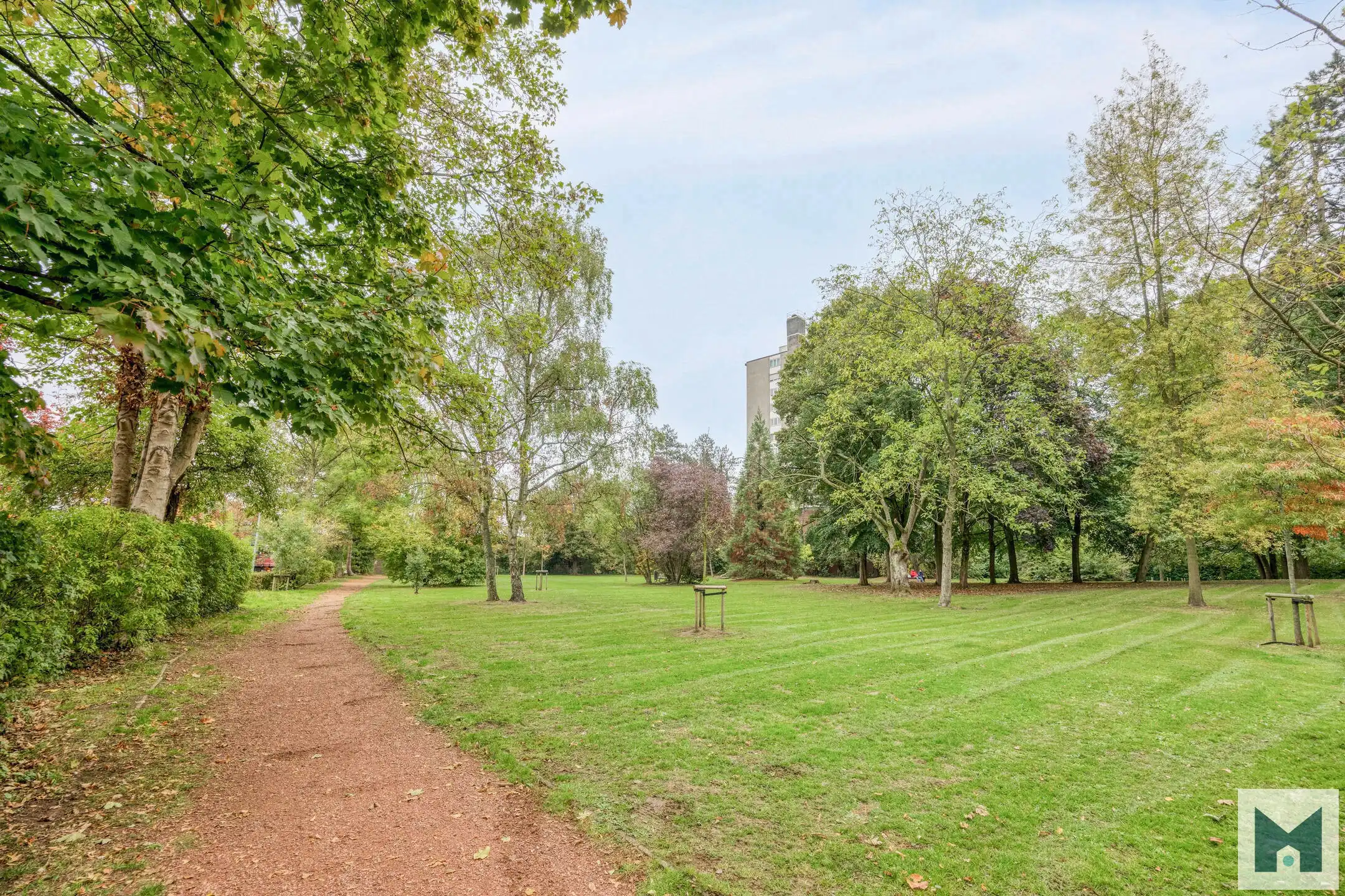 Gelijkvloers appt met 1 slpk en uitzicht op park te Aalst! foto 5