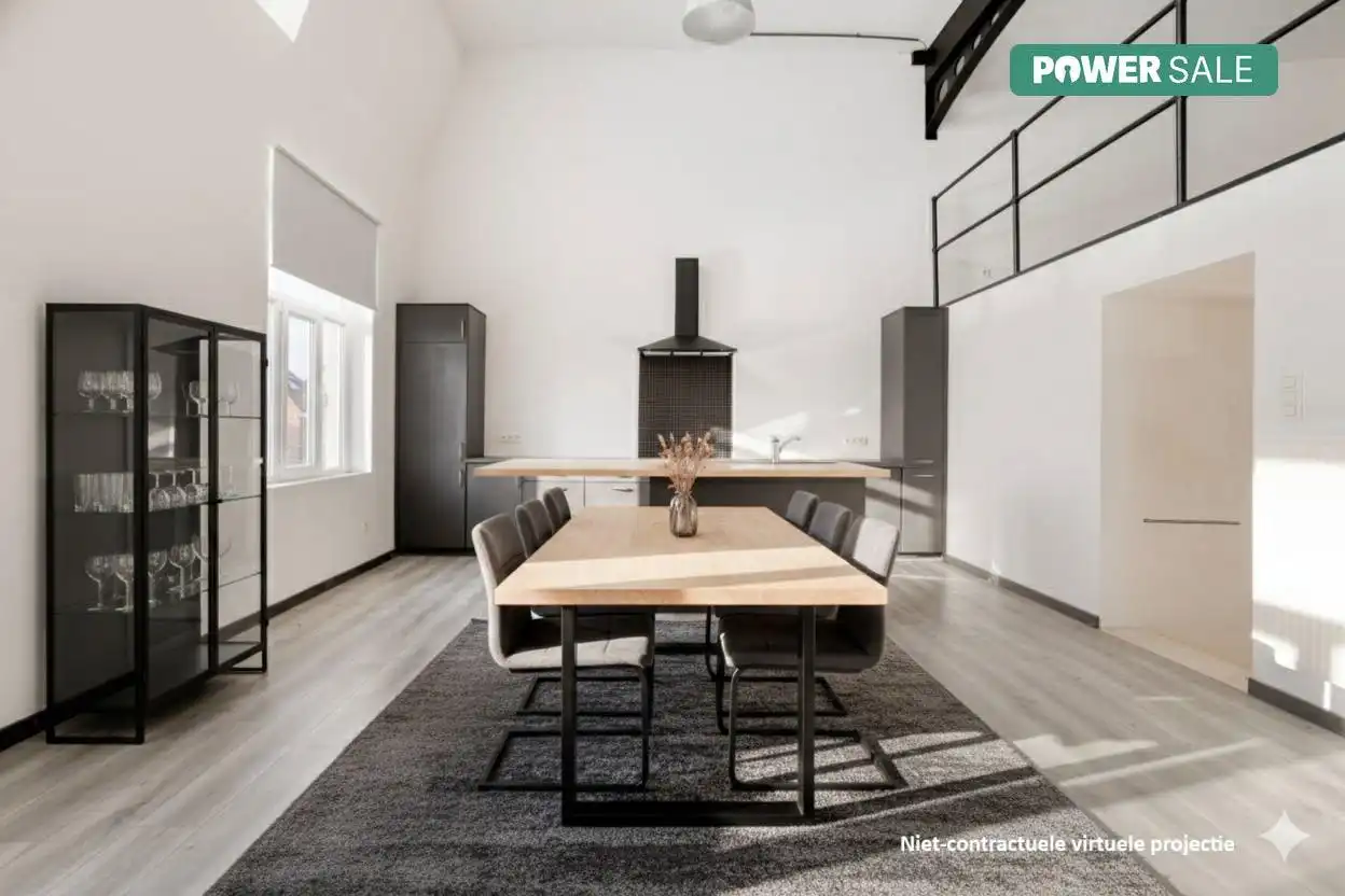 Handelspand met appartement en atelier te koop in Adegem foto {{pictureIndex}}