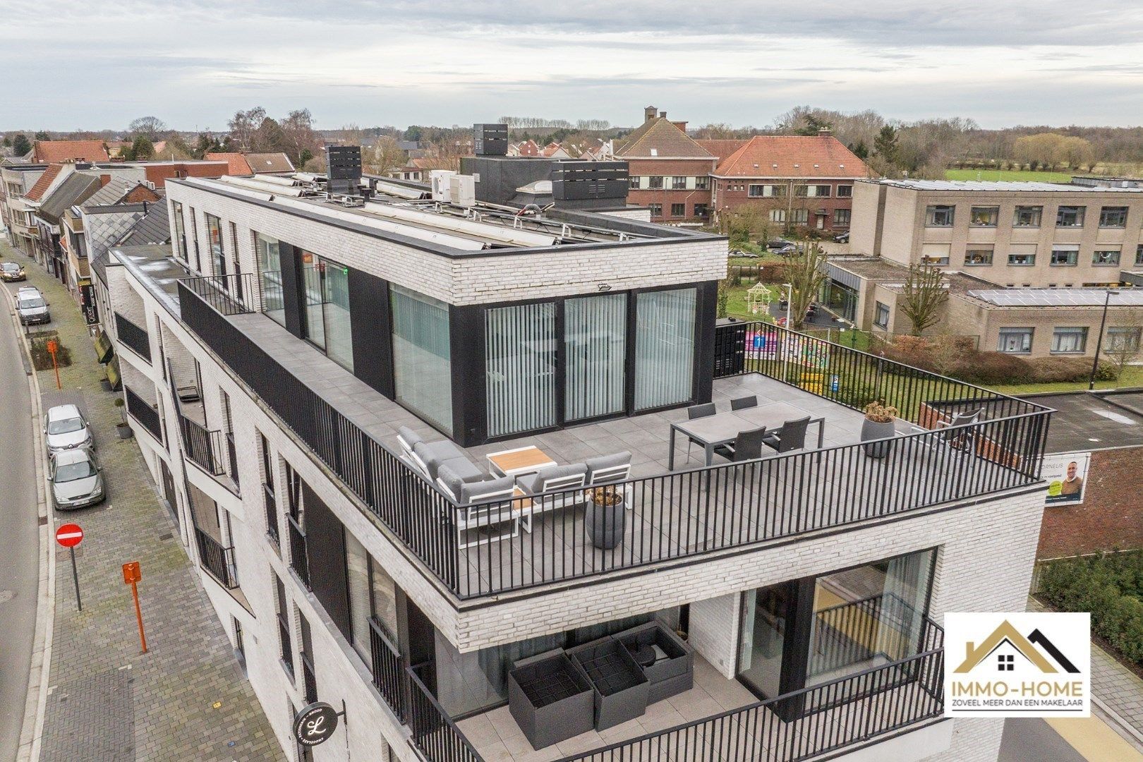 Penthouse met groot terras in Wachtebeke foto 27