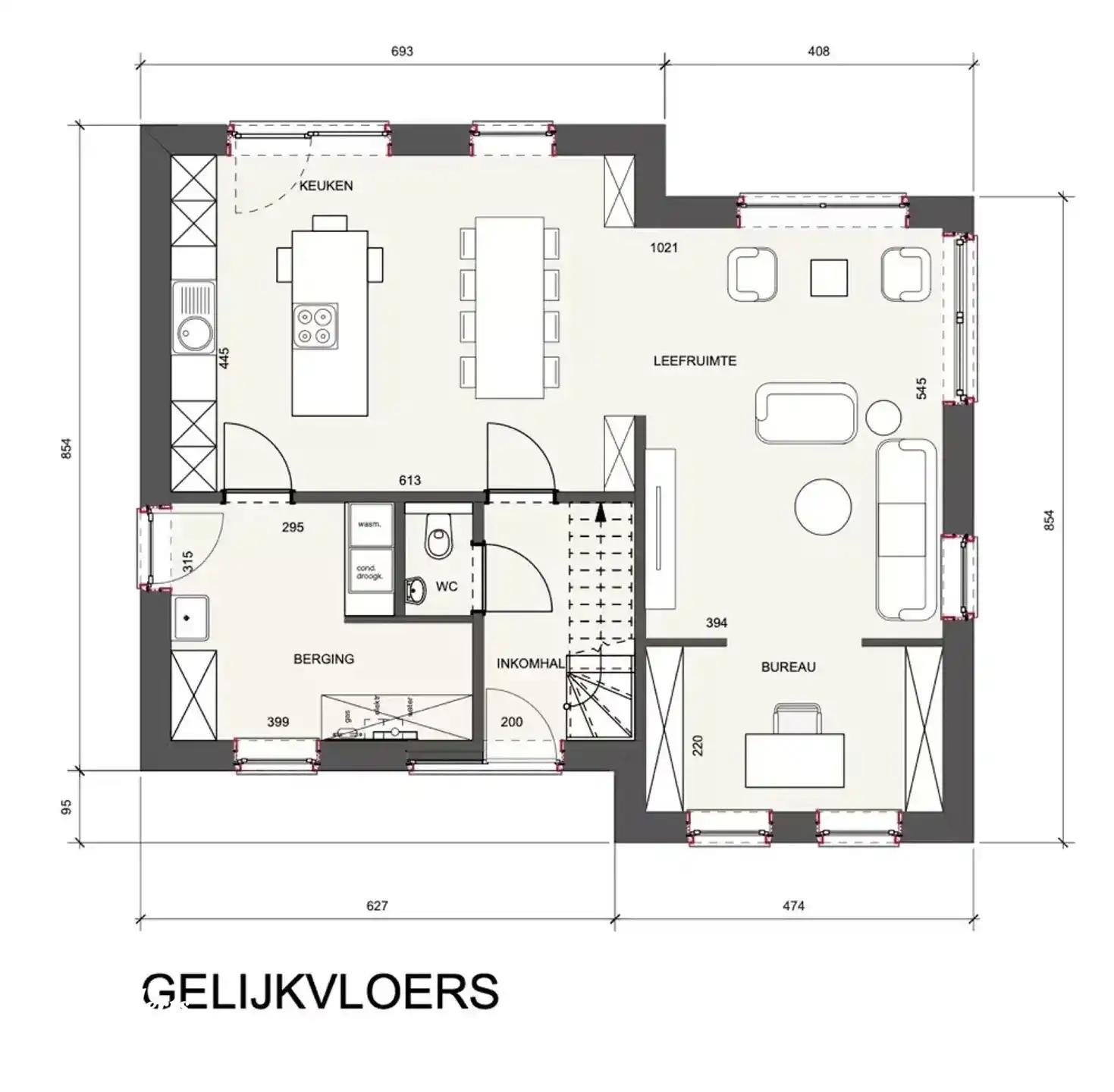 Open bebouwing van 189 m² met 3 slpk in rustige omgeving foto 6