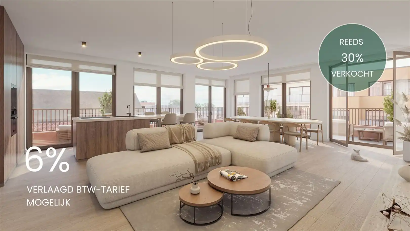 Nieuwbouwappartement in het Zegelpark foto {{pictureIndex}}