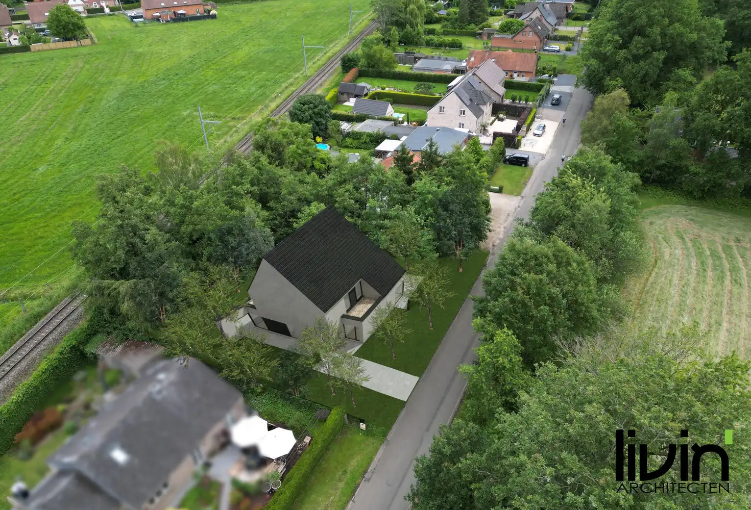Bouwgrond in groene omgeving foto 2