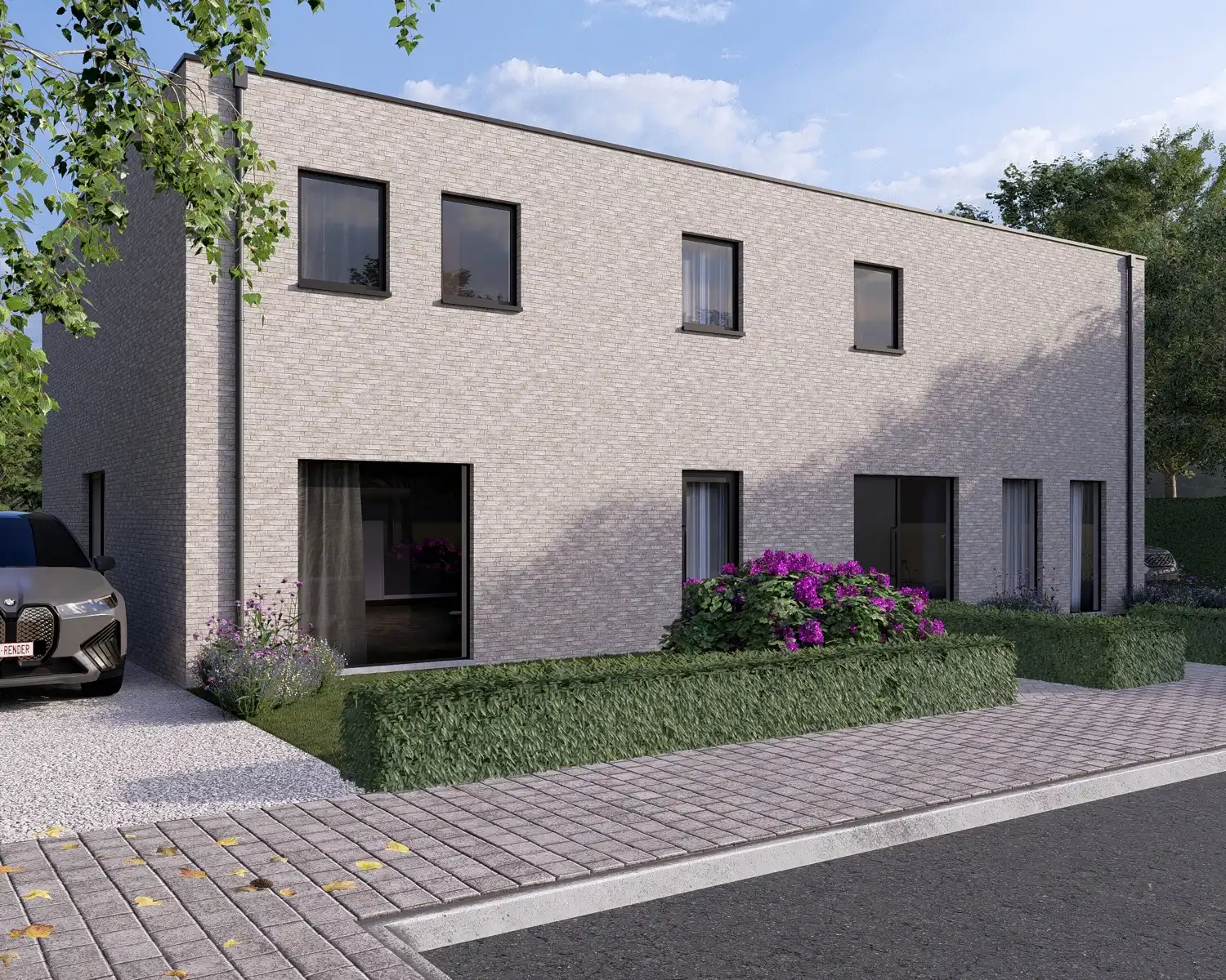 Halfopen nieuwbouwwoning in doodlopende straat foto 9