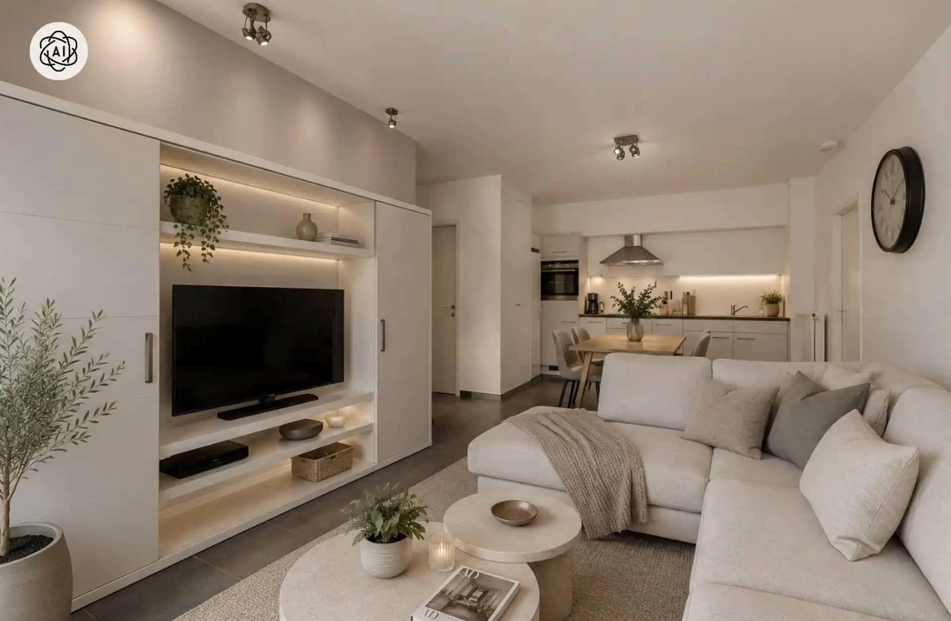 Perfect onderhouden appartement in centrum Vichte! foto {{pictureIndex}}