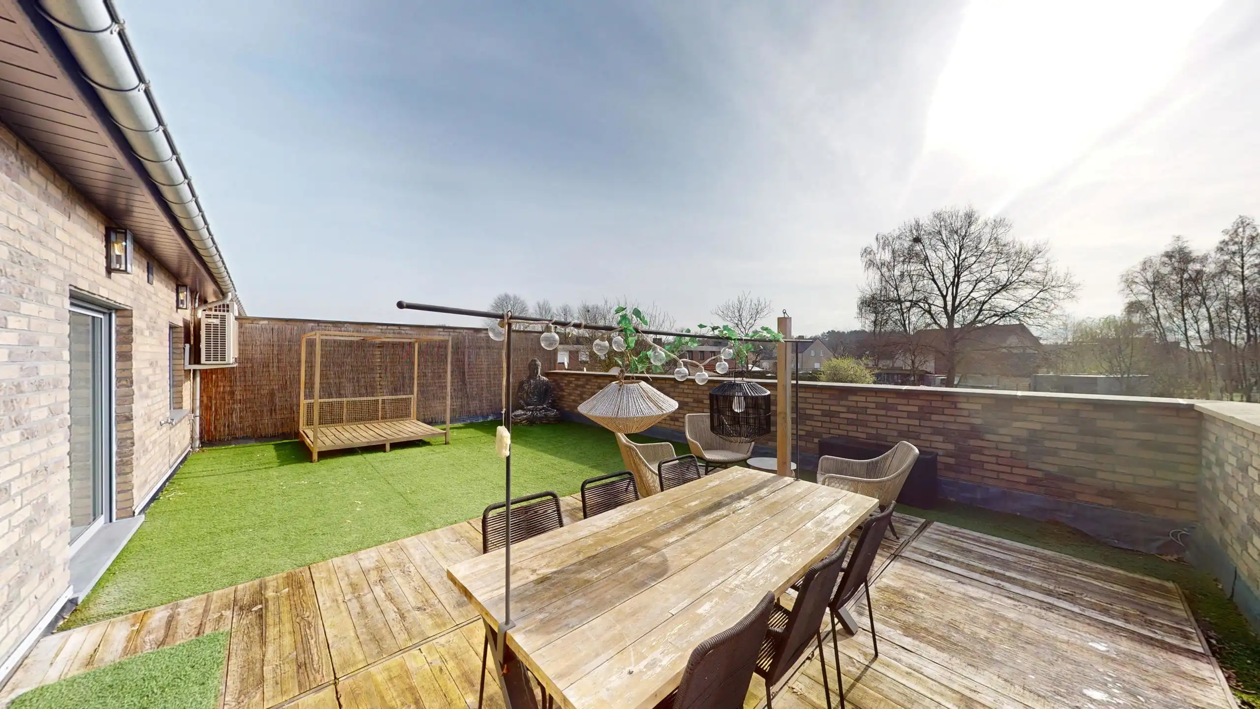 Ruim duplex app met 5 slpks, met prachtig terras en tuin! foto 37