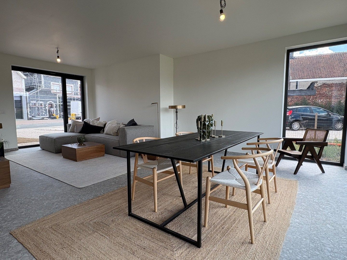 Nieuwbouwwoning E-peil 5 met grote tuin, gelegen in het woonproject Lijstergalm in Kuurne. foto 4