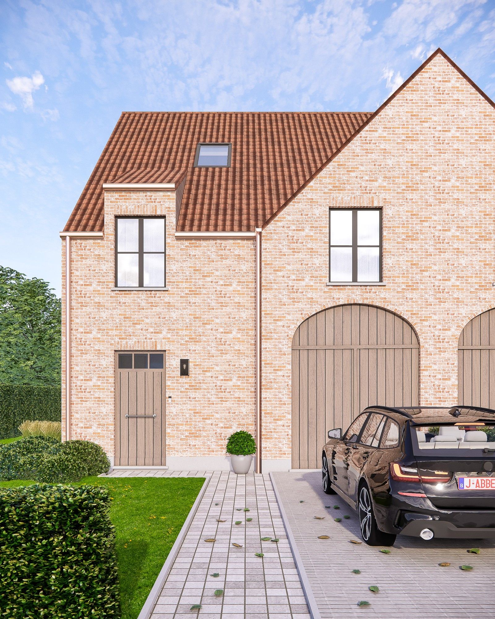 BEN-woning:  Volledig en kwaliteitsvol afgewerkte Pastoriestijl - nieuwbouw met Zuidgerichte tuin te Beernem foto 2