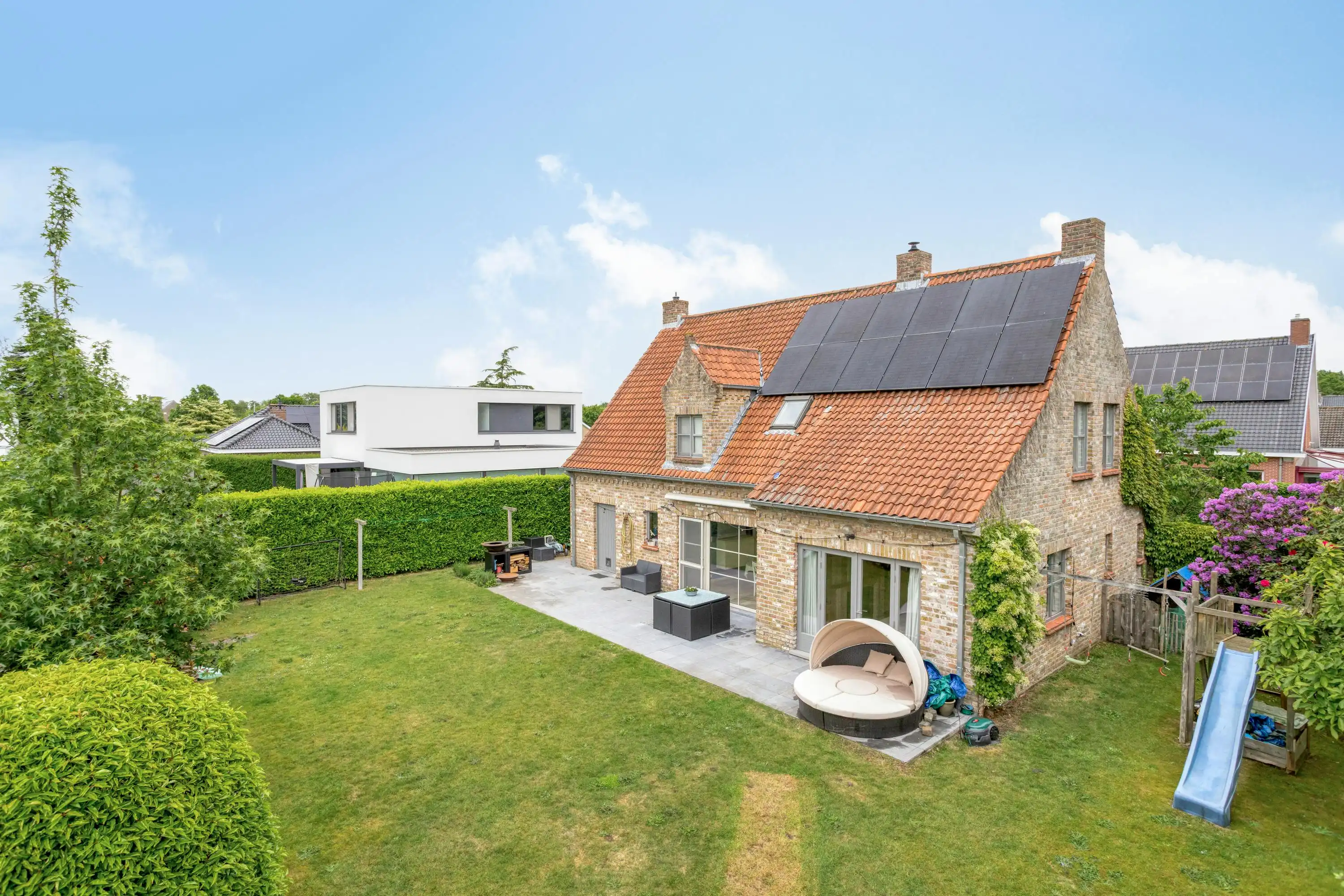 Vrijstaand huis langs de Kasteleinweg te Sint-Kruis (Brugge) foto 4