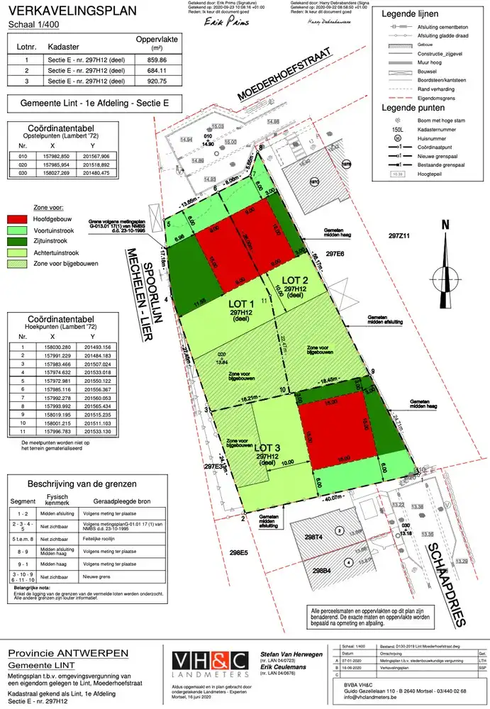 Bouwgrond op een perceel van 860m² voor een halfopen bebouwing in Lint foto 4