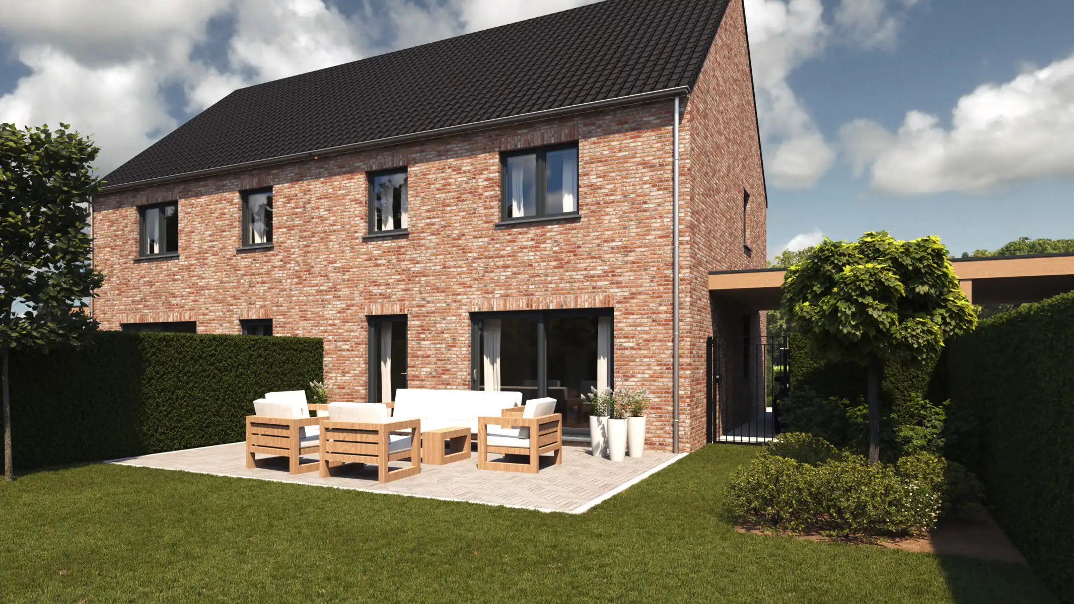 HOB in casco plus met 3 slpk. vlakbij centrum Kinrooi.  foto 2