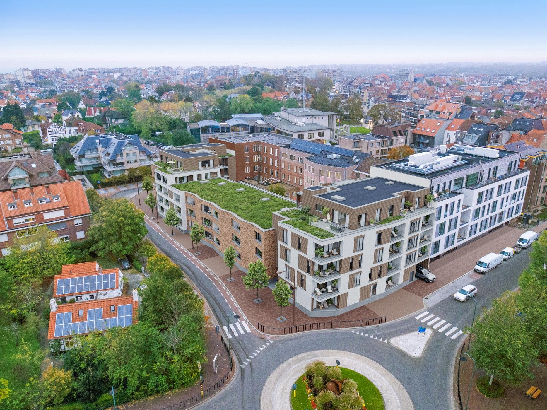 Project Tilia - groot hoekappartement met 2 slaapkamers, centrum De Panne. foto 4