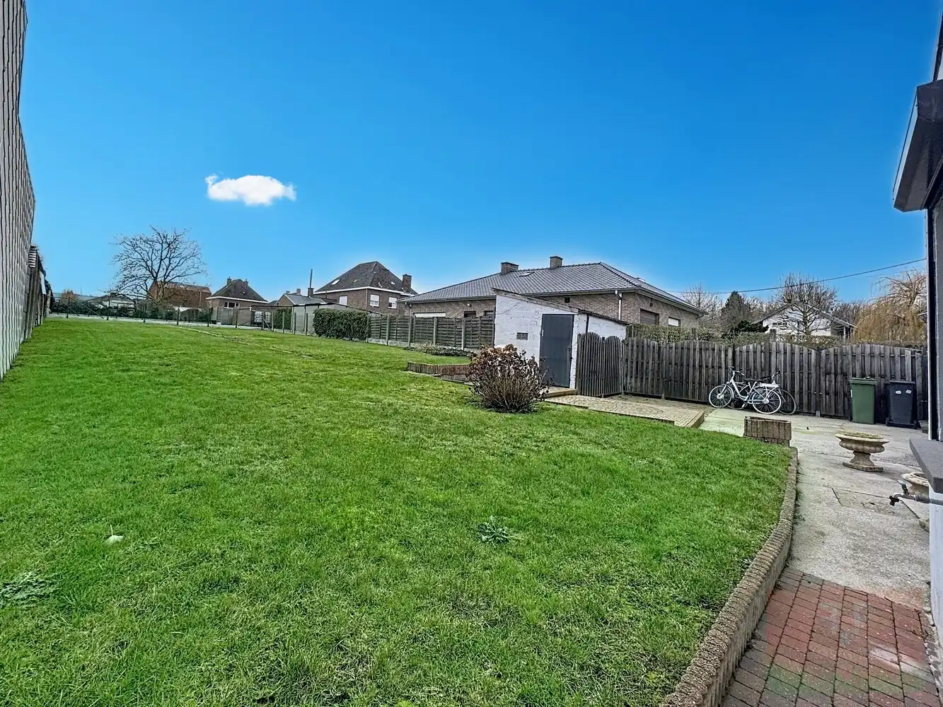 HOB met garage en grote Zuidgerichte tuin in het pittoreske Scheldewindeke foto 12