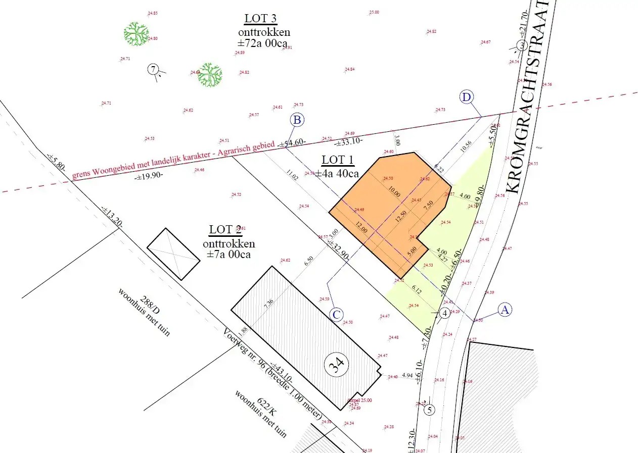 Bouwgrond met gezinstuin en aanpalend grasland op 7.640m² foto 2