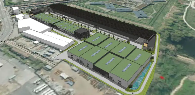 Modern nieuwbouw magazijn met kantoorruimte in Gent foto 11