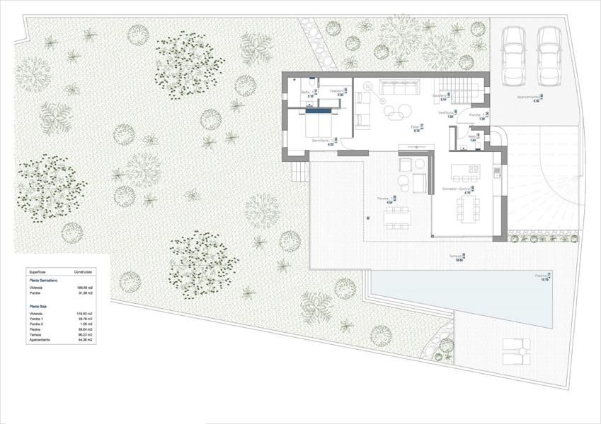 Nieuwbouw luxe villa met zeezicht in Benissa Costa foto 8