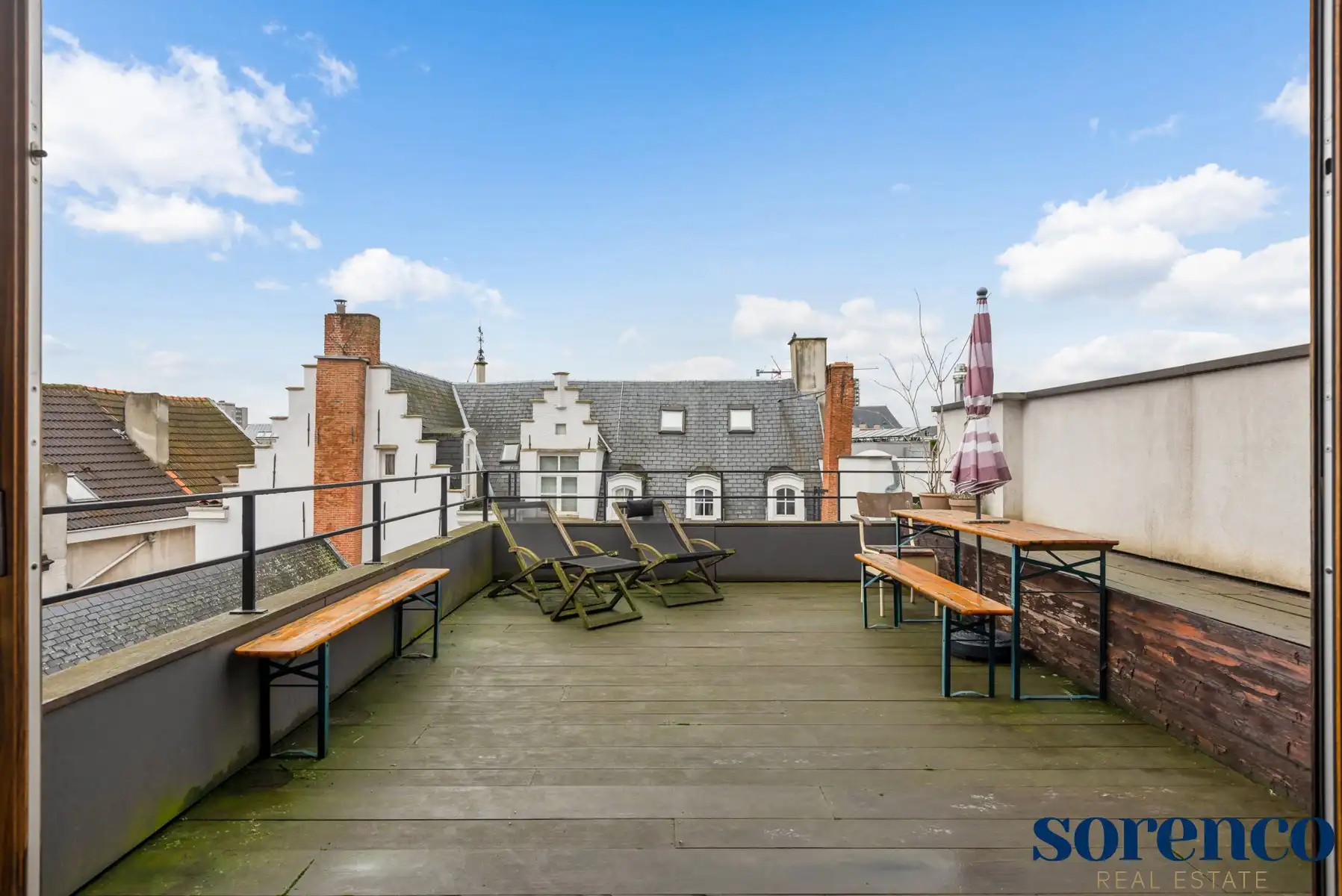 Antwerpen - gemeubeld duplex 2 slpk app. met terras foto 4