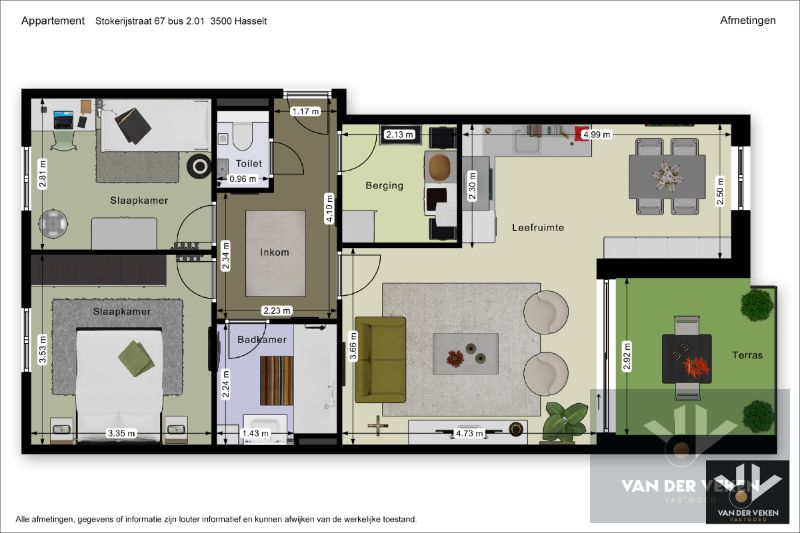 Gezellig, recent en centraal gelegen 2 slpk appartement met zuid-gericht terras foto 17