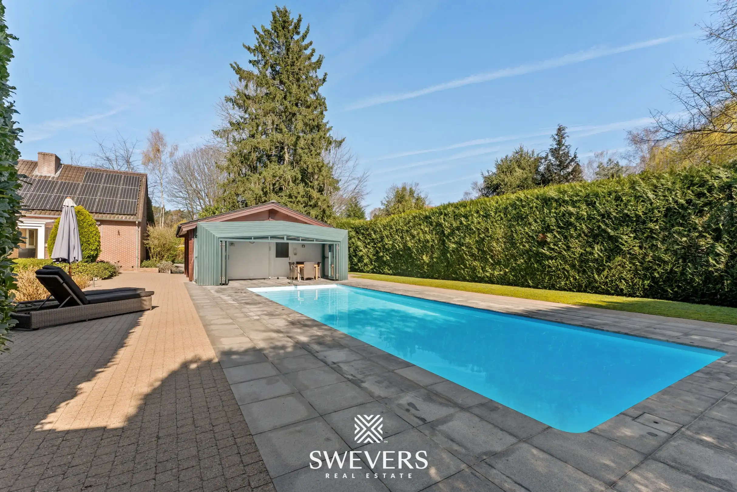 Ruime open bebouwing met zwembad op zonnig perceel (22a42ca) in Bolderberg foto 30