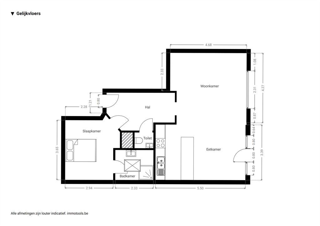Gelijkvloers appartement met groene tuin foto 15