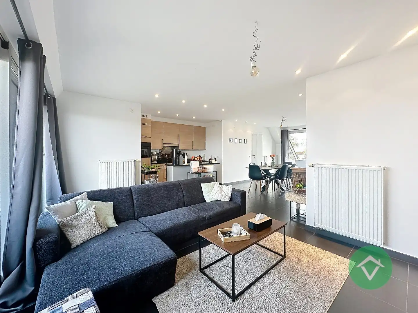 Duplexappartement met 1 slaapkamer te Koekelare (De Mokker)  foto 2