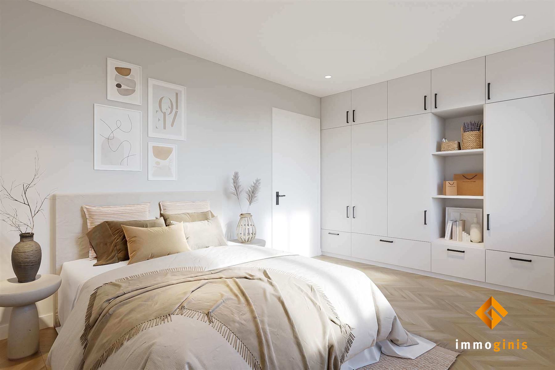 Appartement (tweede verdieping) met 2 slaapkamers en ruim overdekt terras. foto 6