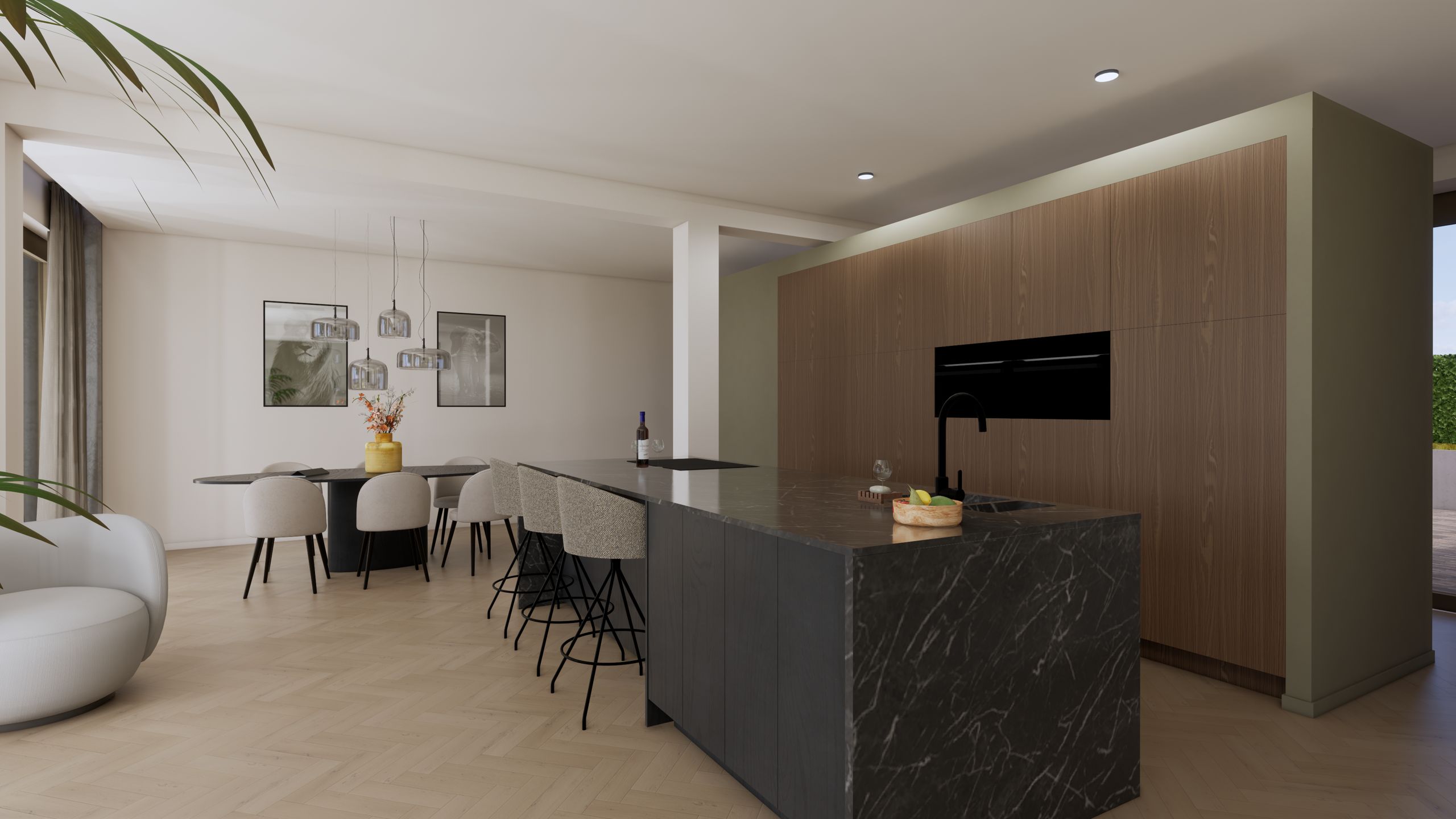 EXCLUSIEVE TUINLOFT 3 SLAAPKAMERS MET E-PEIL 0! foto 2