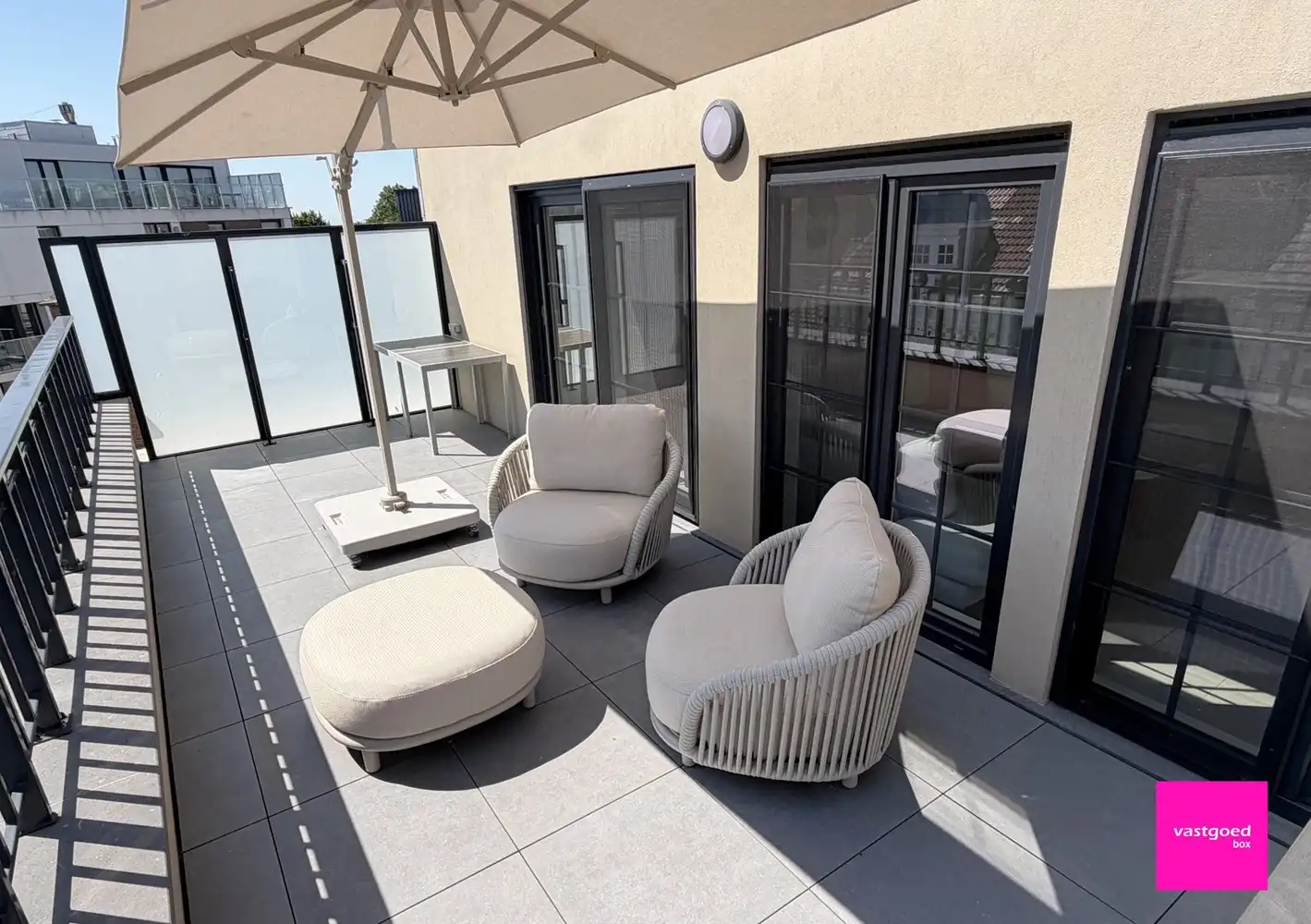 Unieke penthouse studio met 2 grote terrassen, centrum Oostende foto 17