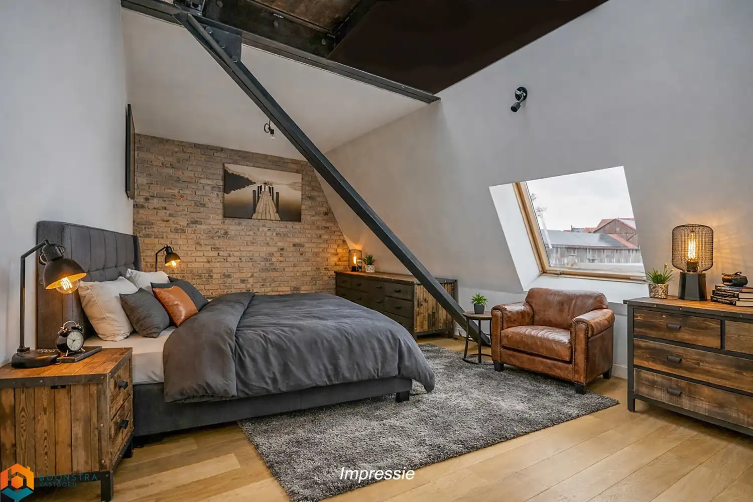 Ruimtelijke industriële loft (+/- 194 m²) met 3 slpkrs foto 20