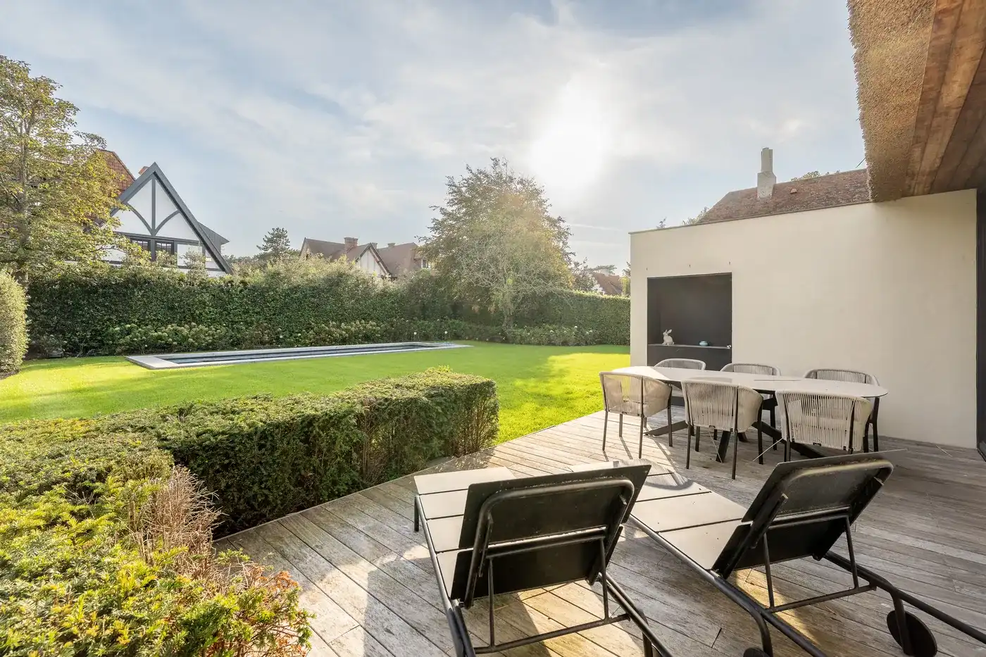 Exclusieve architecturale villa met zwembad in het prestigieuze Zoute - unieke parel foto 19