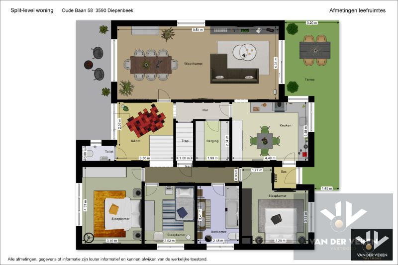 INSTAPKLAAR GEHEEL VAN MAAR LIEFST 370m² OP RUSTIGE LOCATIE foto 11
