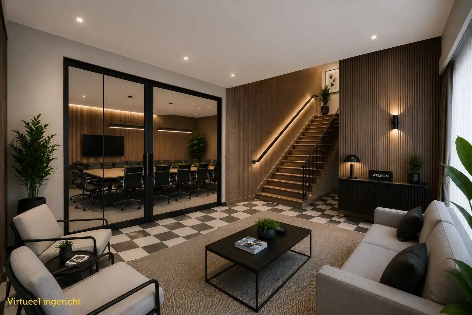 Casco woning met kantoorfunctie, ruime garage en een knusse binnenkoer. foto 3