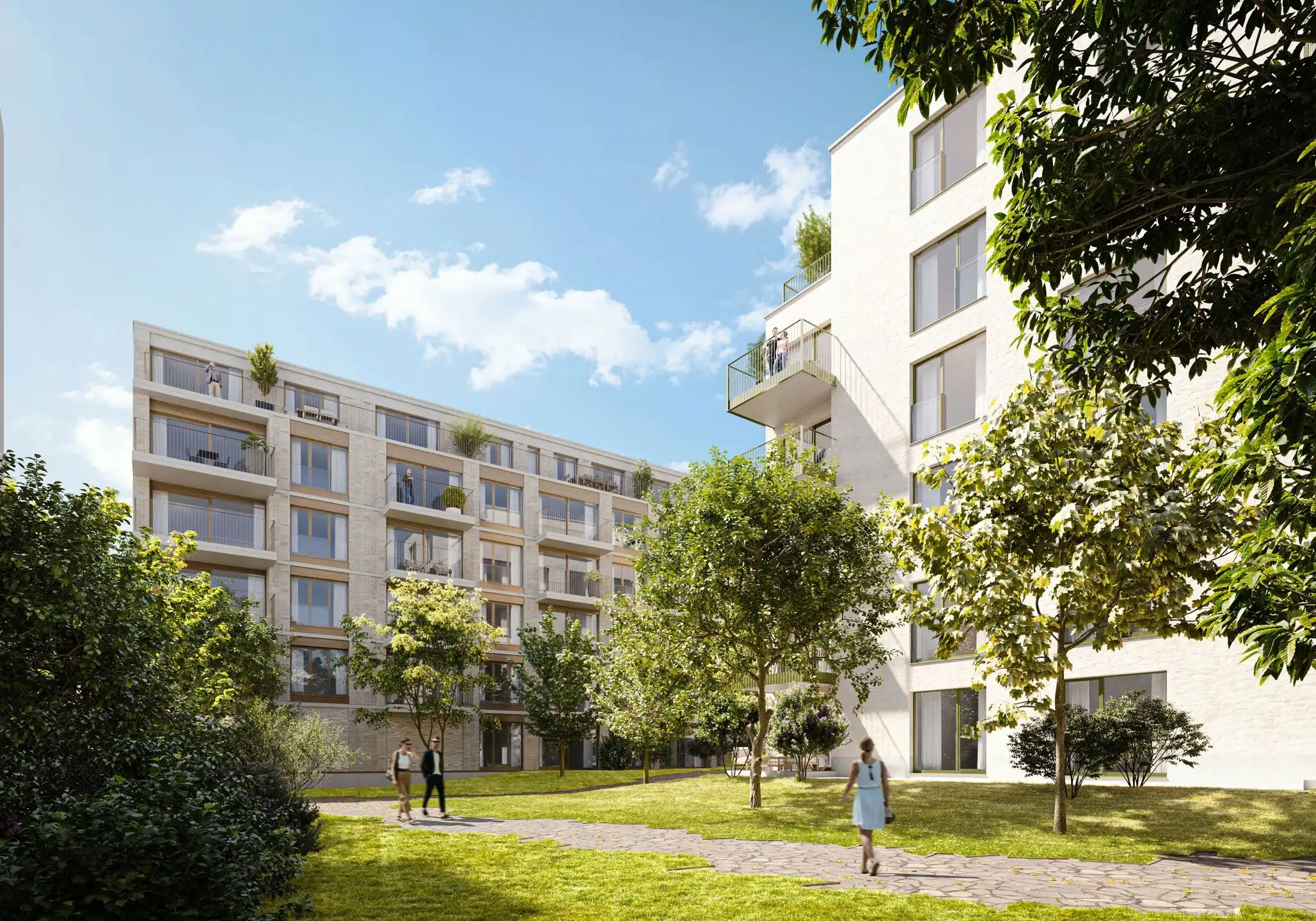 2 slaapkamers in een groene wijk foto 3