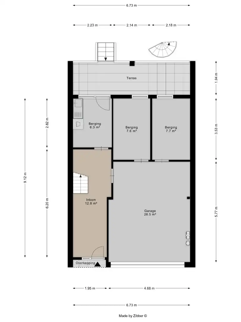Opbrengsteigendom met tuin en 2 verhuurde appartementen in Wemmel foto 27