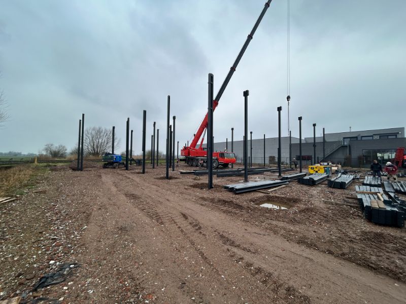 Nieuwbouw KMO units voorzien van kantoren, parkeergelegenheid - Sleidinge foto 9