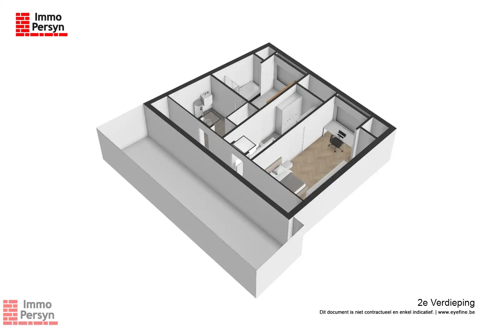 Modern en veelzijdig gebouw met 3 appartementen, rustige tuin en aanpalend perceel te Bekkevoort foto 63