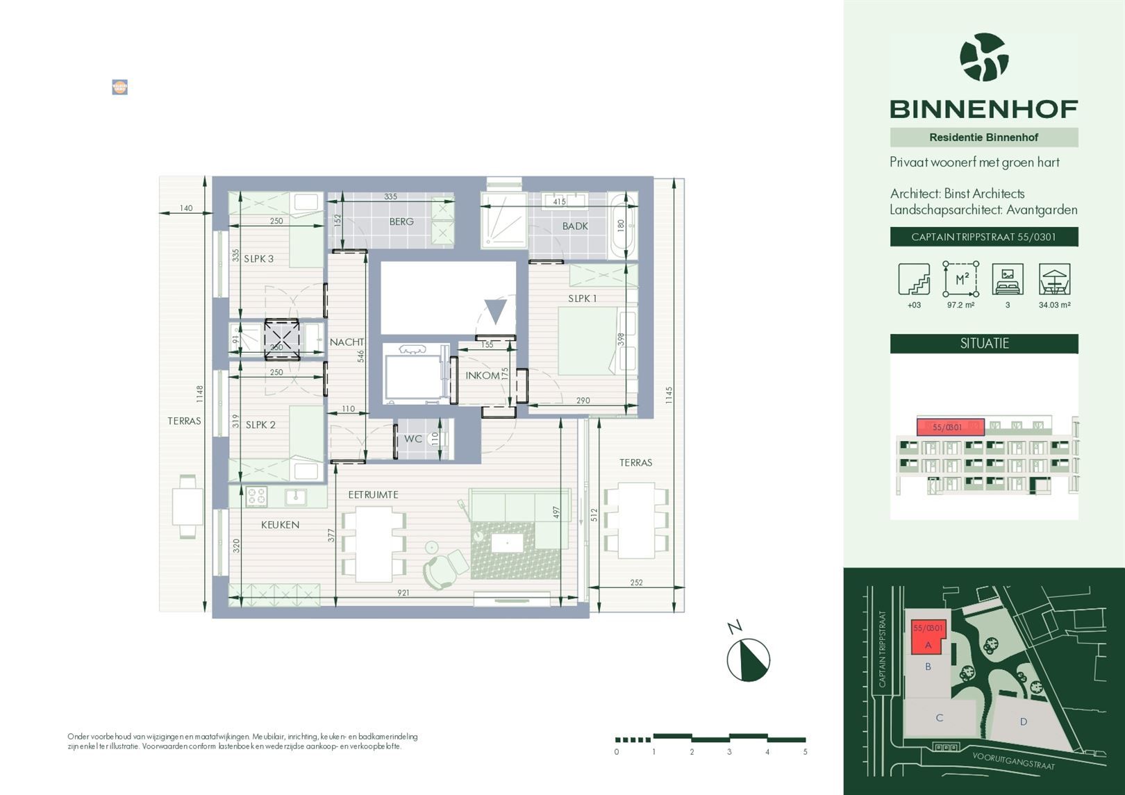 Luxe penthouse met drie slaapkamers en zeer groot terras foto 6