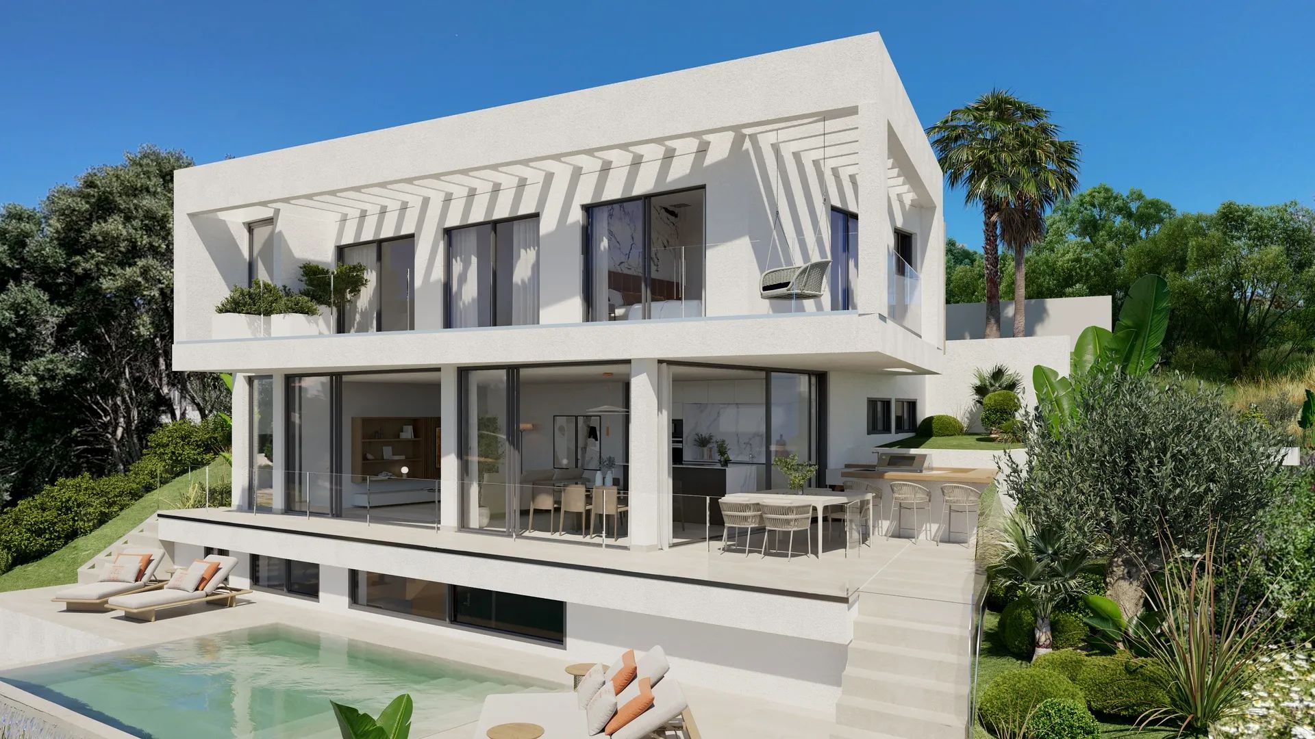 Design, natuur en comfort in perfecte harmonie – exclusieve villa’s in Estepona foto 15