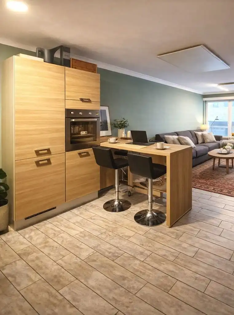 Ruim appartement met HANDELSGELIJKVLOERS met KELDER in hartje Oostende ! foto 4