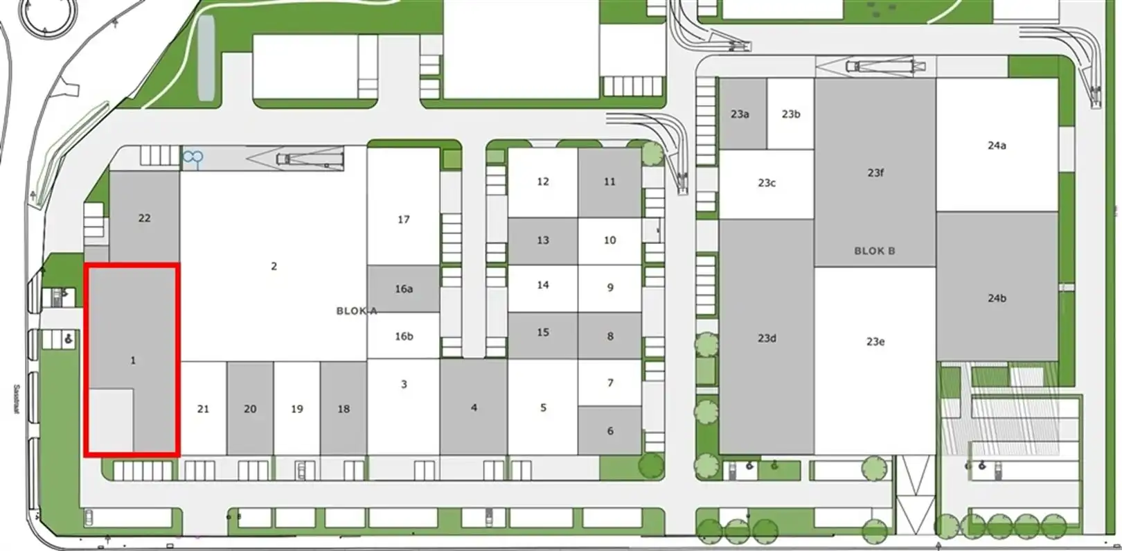 Nieuwbouw KMO units op bedrijvenpark C-Site te Hasselt foto 12