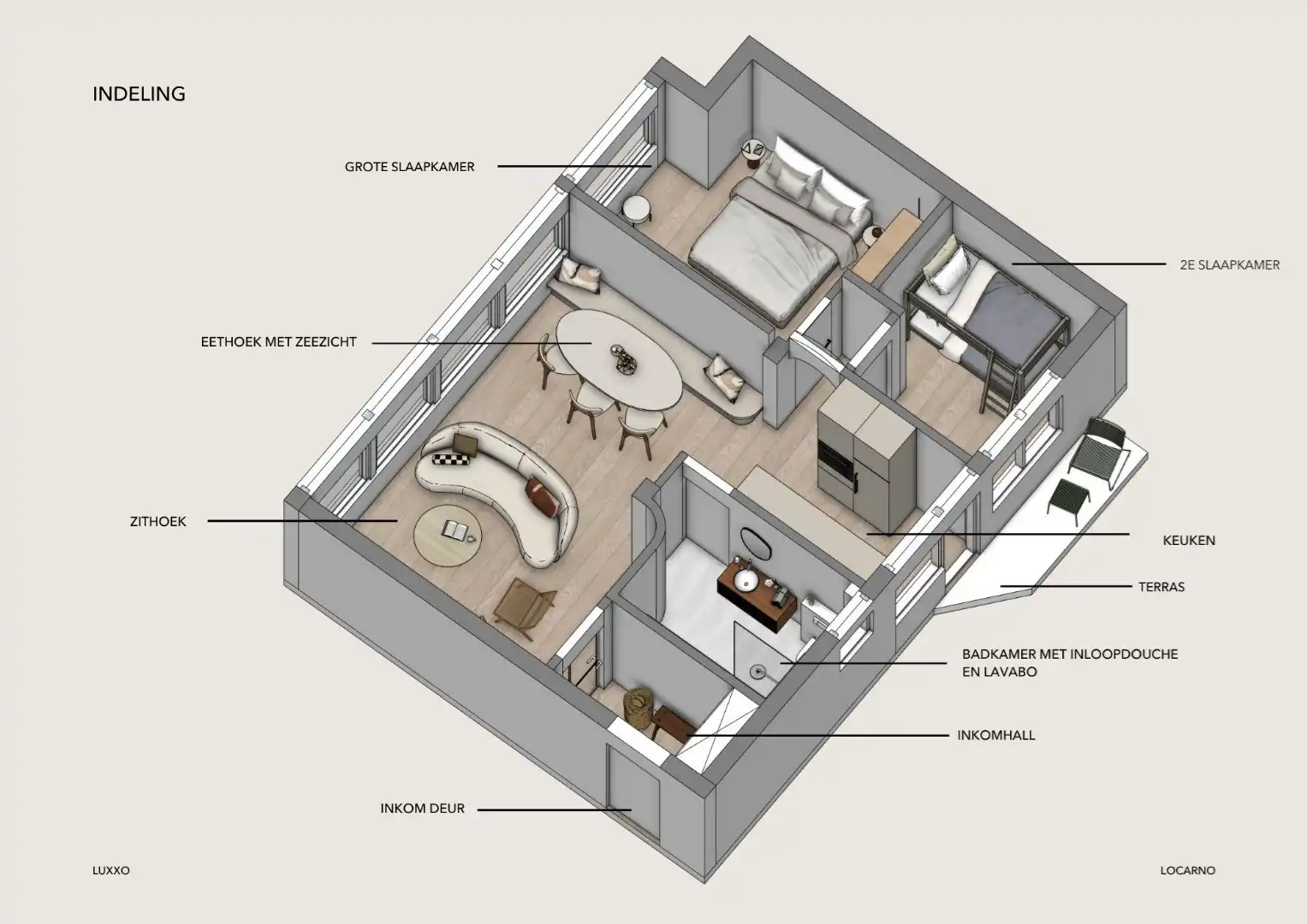 Volledig gerenoveerd appartement met parkeerplaats en lateraal zeezicht te Koksijde foto 18