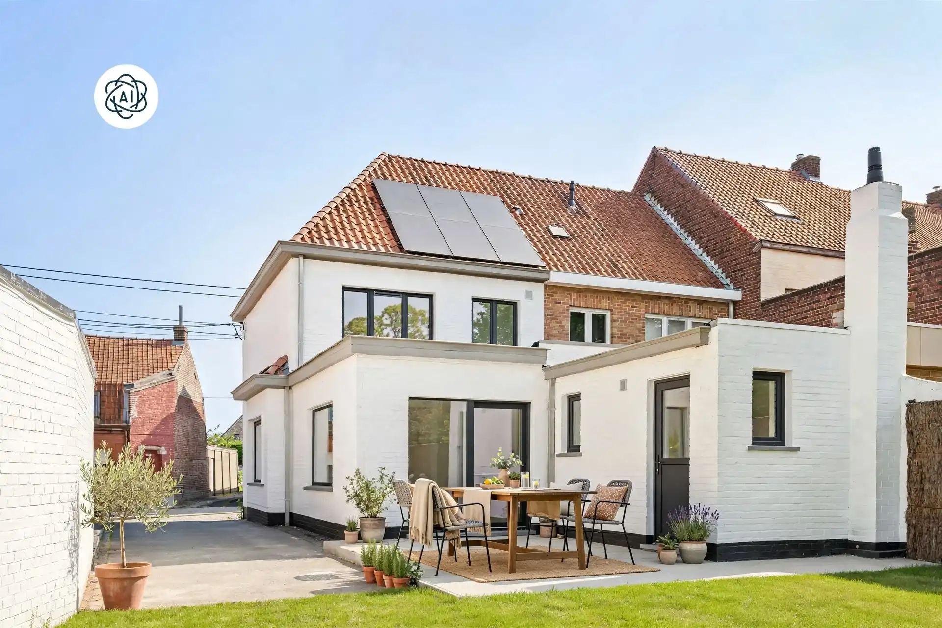 Charmant gerenoveerde woning met grote aangename tuin en handige oprit. foto 3