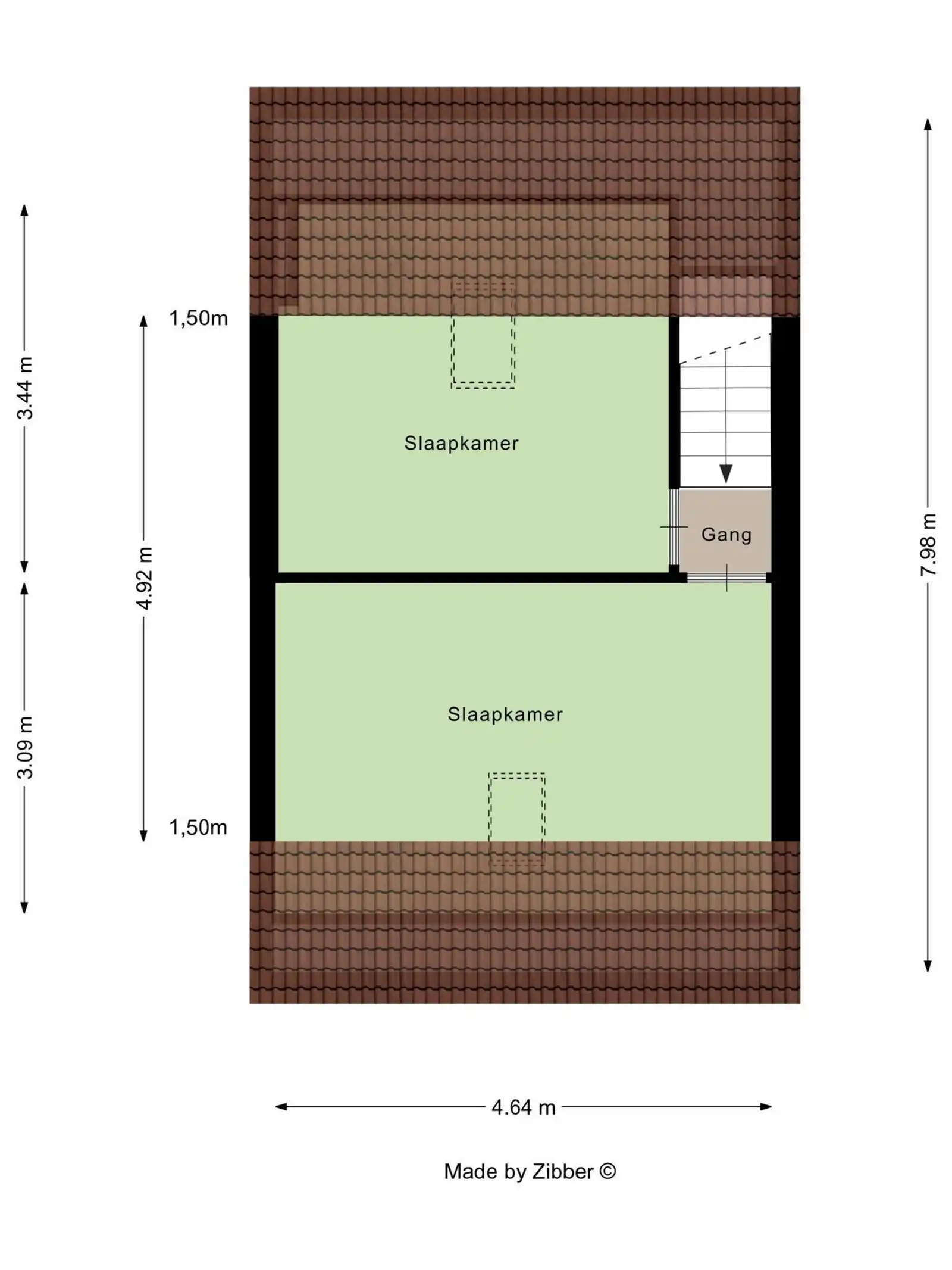 Handelspand met appartement boven  foto 9