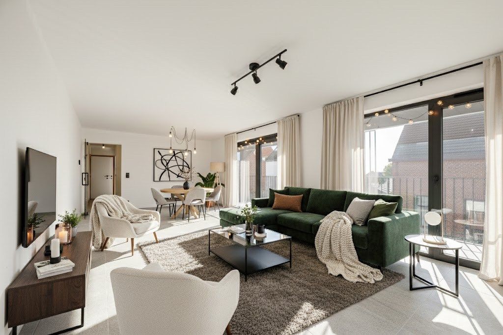 TOPLOCATIE | APPARTEMENT MET RUIM TERRAS | 2 SLPKS | STAANPLAATS foto {{pictureIndex}}