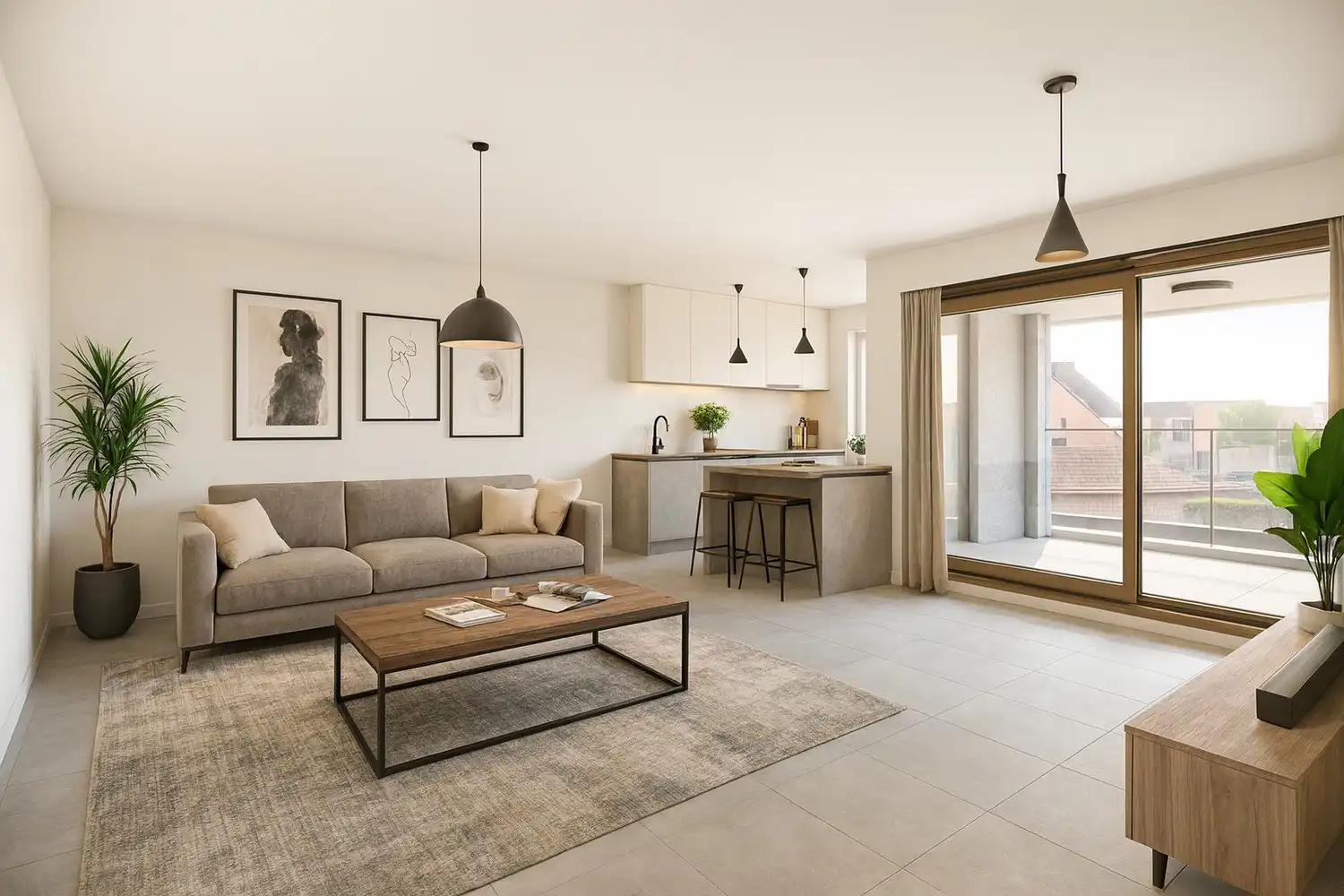 1-slaapkamerappartement met terras in residentie 'Het Centrum' foto 4